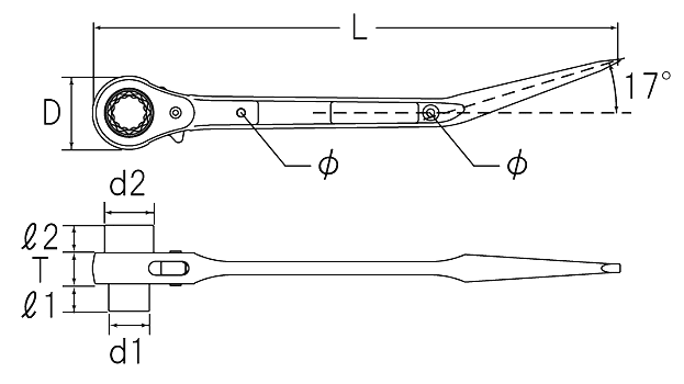 SCAFFOLD RATCHET WRENCHDrawings