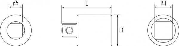 アダプターの図面