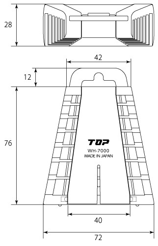 レンチ用ホルダ―の図面