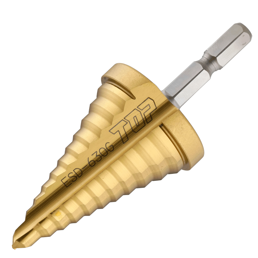 六角シャンクステップドリル（チタンコーティング）