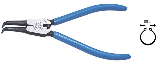 BENT SNAP RING PLIERS SHAFT TYPE